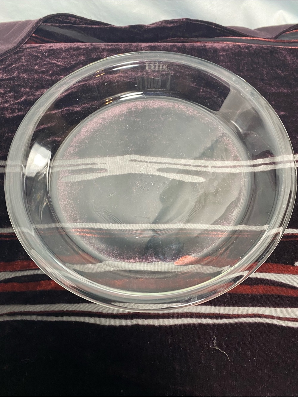 Vintage Pyrex Clear Glass Pie Plate 209 9” Pie Dish USA
